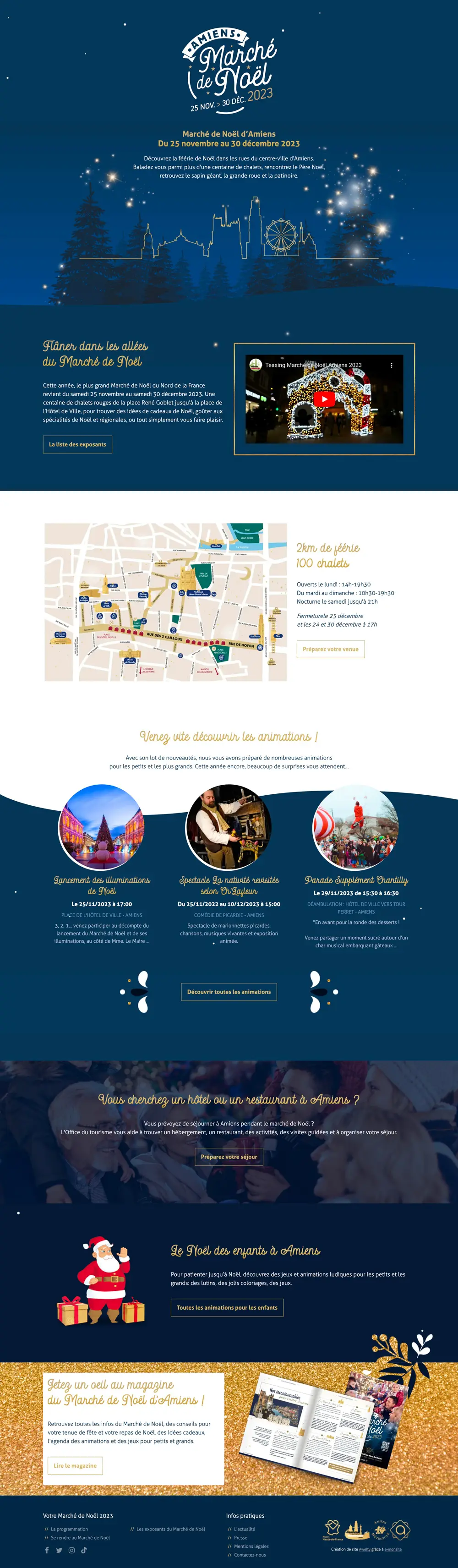 Le Marché de Noël d'Amiens